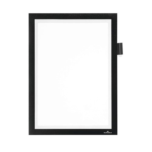 DURABLE, DURABLE Duraframe Note A4 499301 selbstklebend, schwarz