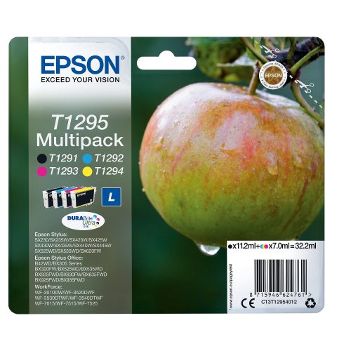 Epson, EPSON Multipack Tinte CMYBK T129540 Stylus SX420W 11.2/7.0ml