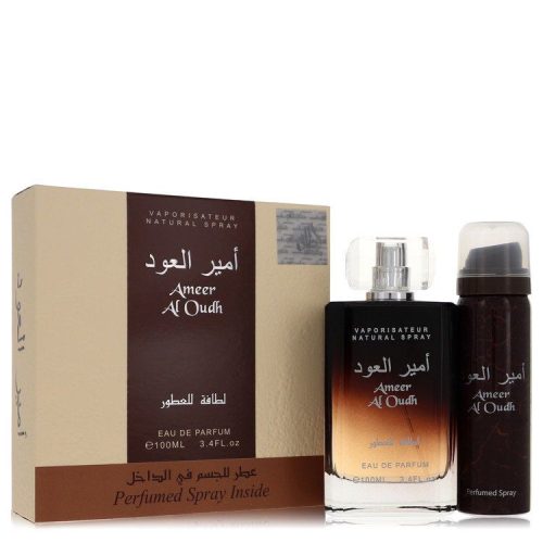 Lattafa, Lattafa Ameer Al Oudh Gift Set -- 100 ml Eau De Parfum Spray + 50 ml Perfumed Spray