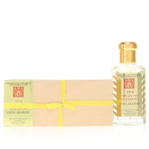 Swiss Arabian, Swiss Arabian White Rose No 1 Concentrated Perfume Oil Free From Alcohol (Unisex) 95 ml