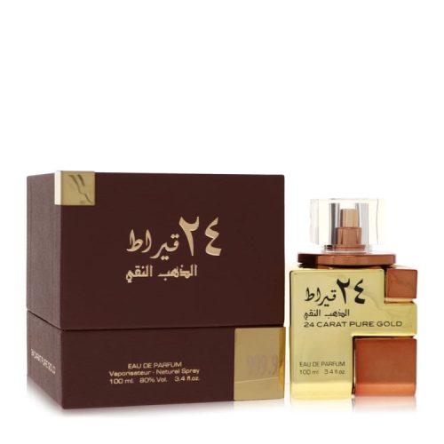 Lattafa, Lattafa 24 Carat Pure Gold Eau De Parfum Spray (Unisex) 100 ml