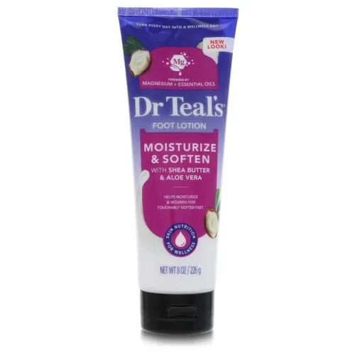 Dr Teal's, Dr Teal's Pure Epsom Salt Foot Cream Pure Epsom Salt Foot Cream with Shea Butter & Aloe Vera & Vitamin E 240 ml