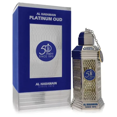 Al Haramain, Al Haramain 50 Years Platinum Oud Eau De Parfum Spray (Unisex) 95 ml