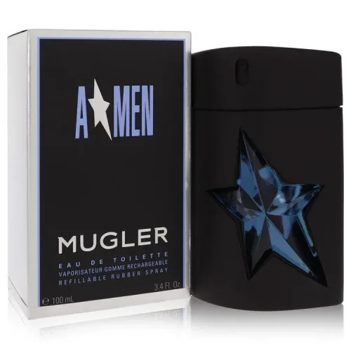 Thierry Mugler, Thierry Mugler ANGEL Eau De Toilette Spray Refillable (Rubber) 100 ml