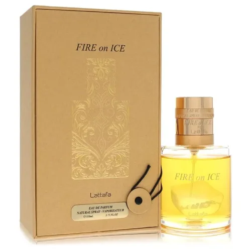 Lattafa, Lattafa Fire on Ice Eau De Parfum Spray (Unisex) 110 ml