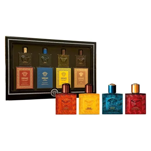 Versace, Versace Eros Miniaturen Set mit Düften 5ml Herren