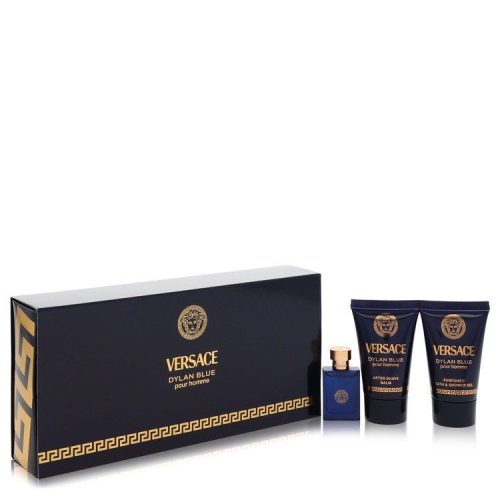 Versace, Versace Pour Homme Dylan Blue Gift Set -- 6 ml Mini EDT + 25 ml After Shave Balm + 25 ml Shower Gel