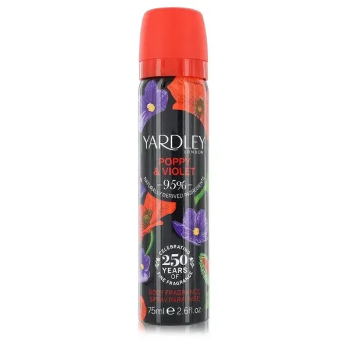 Yardley London, Yardley Poppy & Violet by Yardley London Body Fragrance Spray 77 ml