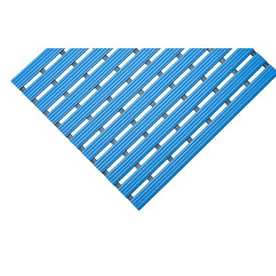 EHA, PVC-Profilmatte, pro lfd. m, Lauffläche aus Hart-PVC, rutschsicher, Breite 800 mm, blau EHA
