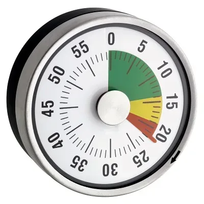 TIMETEX, TimeTEX Zeitdauer-Uhr Automatik compact, mit Magnet und Ampelscheibe, Durchmesser 8cm (1 Stk)