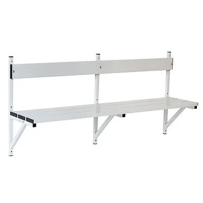 Sypro, Wandbank, Alu, L 1500 mm, anthrazit (RAL 7016)
