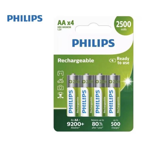 Philips Akku Rechargeable AA 4 Stück