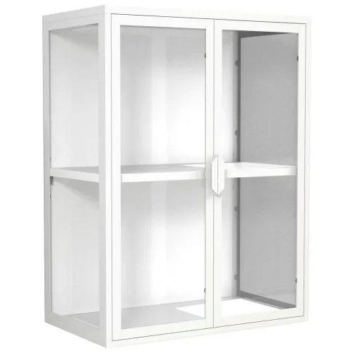 Hängevitrine Flokas M Weiss 