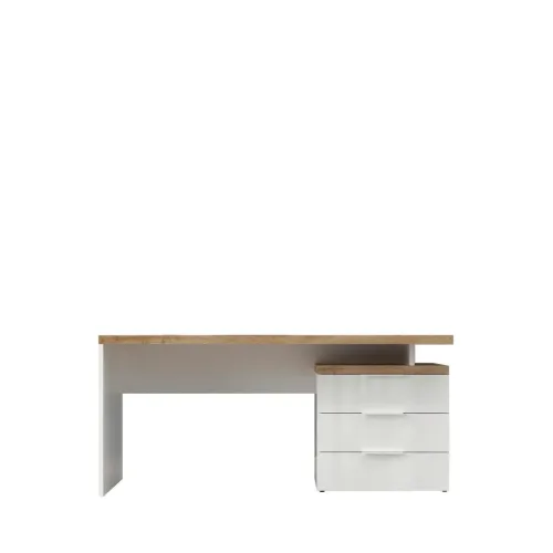 CONFORAMA, Schreibtisch EASY OFFICE 75x160x75cm weiss lackiert