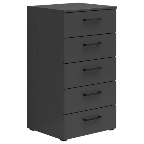 Kommode Multistauraum Graphitfarben , 45/83/40 cm , 5 Schublade(n) 