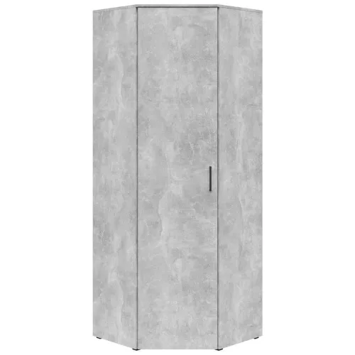 Eckschrank Multistauraum Betonoptik Grau 