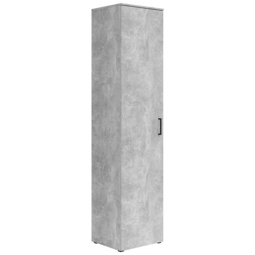 Schrank Multistauraum Betonoptik 45/195/40 cm Grau 