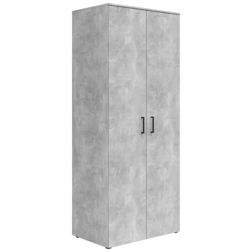 Schrank Multistauraum Betonoptik 80/195/52 cm Grau 