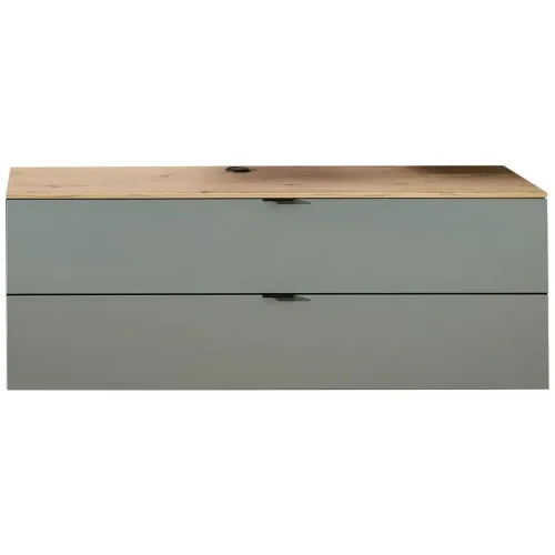 Tv-element Memphis Grün/eiche Artisan Grün, Eiche Artisan 140/51/44 cm 
