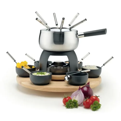 Fondueset 23-Teiliges Fondueset B: 45 Cm