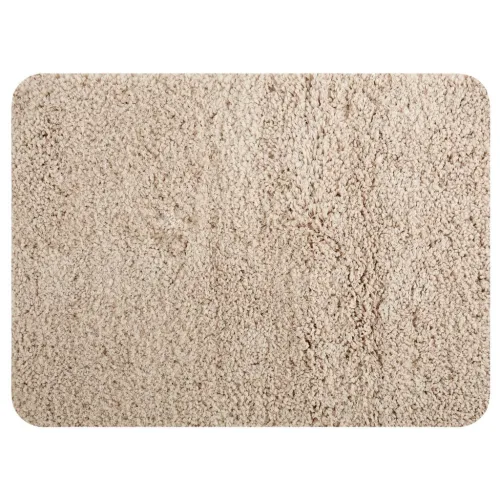 undefined, Badteppich Microfaser Braun | 50 × 70 cm