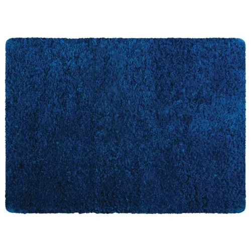undefined, Badteppich Microfaser Blau | 50 × 70 cm
