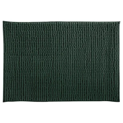 undefined, Badteppich Chenille Grün | 50 × 80 cm