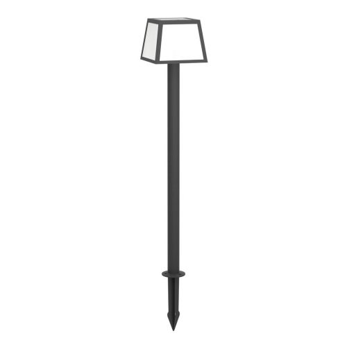 Eglo, Eglo Solaraussenlampe Altilia Schwarz Kunststoff 15.5 cm 106 cm - Lichtfarbe: Warmweiss - Solaraussenlampe