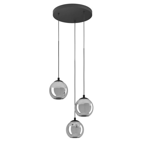 Eglo, Eglo Pendellampe Ariscani Schwarz Stahl 42.5 cm 110 cm - Pendellampe