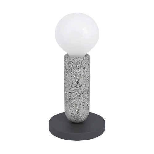 Eglo, Eglo Tischlampe Giaconecchia Grau Stahl 0 cm 0 cm - Farbe: Anthrazitgrau - Tischlampe