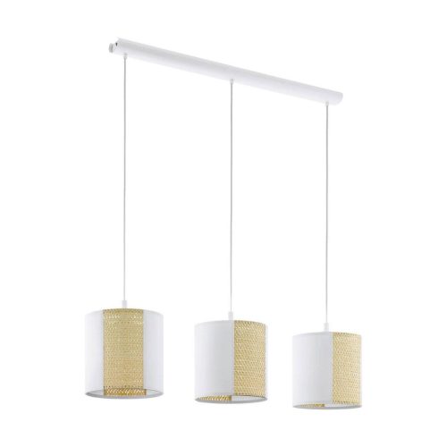 Eglo, Eglo Pendellampe Arnhem Weiss Stahl 24 cm 110 cm - Pendellampe