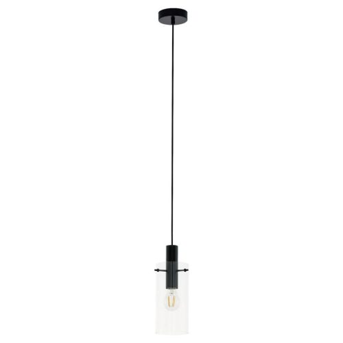 Eglo, Eglo Pendellampe Montefino Schwarz Stahl 110 cm - Pendellampe