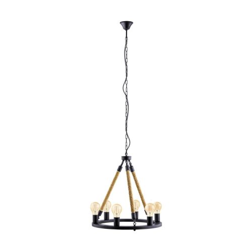 Eglo, Eglo Pendellampe Findlay Schwarz Stahl 150 cm - LED - Pendellampe- LED Energiesparlampe