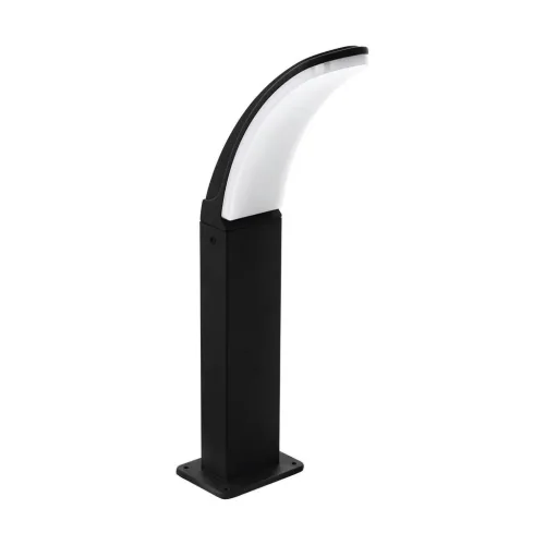 Eglo, Eglo Aussensockelleuchte LED Fiumicino Schwarz-Weiss | 45 × 10 cm