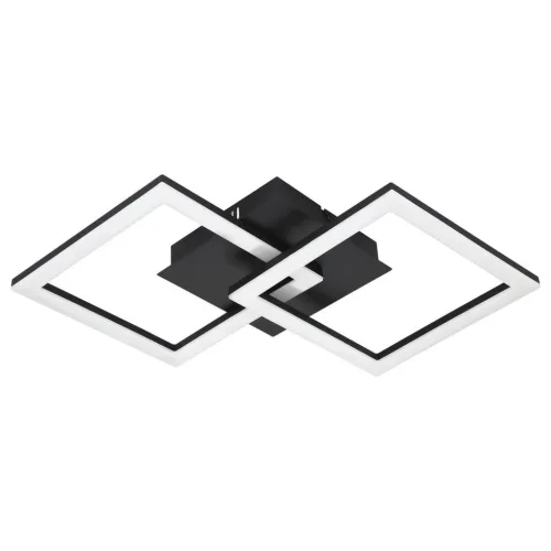 Eglo, Eglo Paranday-Z Deckenleuchte (ZigBee) Schwarz-Weiss | 31 × 52.5 cm