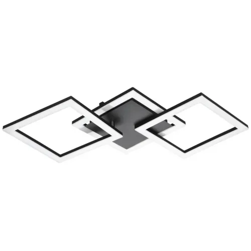 Eglo, Eglo Paranday-Z Deckenleuchte (ZigBee) Schwarz-Weiss | 31 × 65 × 6 cm