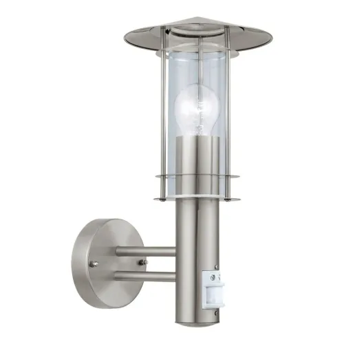 Aussenwandleuchte Lisio Inkl. Sensor Edelstahl  