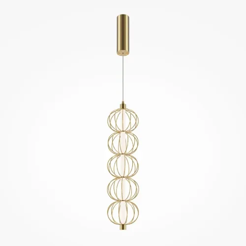 MAYTONI, LED Design Pendellampe „Golden Cage“ Maytoni