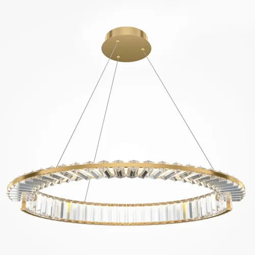 MAYTONI, Ring LED Design Kristall-Pendellampe „Krone“ Maytoni