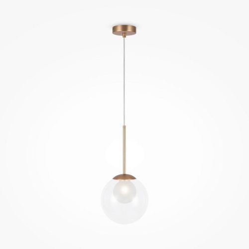 Pendelleuchte Basic Form Goldfarben Max. 20 Watt 20/64,1 cm  