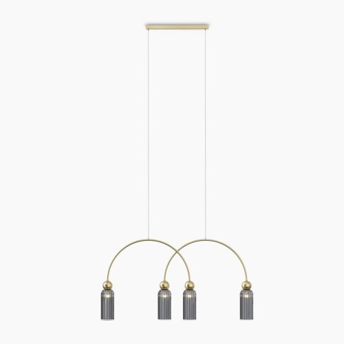 Pendelleuchte Mod302pl-04gr  110/360/10 cm 