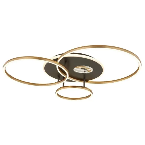 CONFORAMA, Deckenlampe 3D INVERTINA variable Intensität 70cm 54W goldfarben