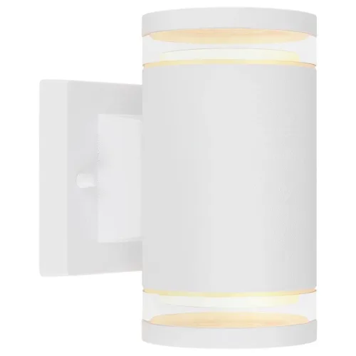 Aussenwandleuchte Alcala B: 10 Cm Weiss  