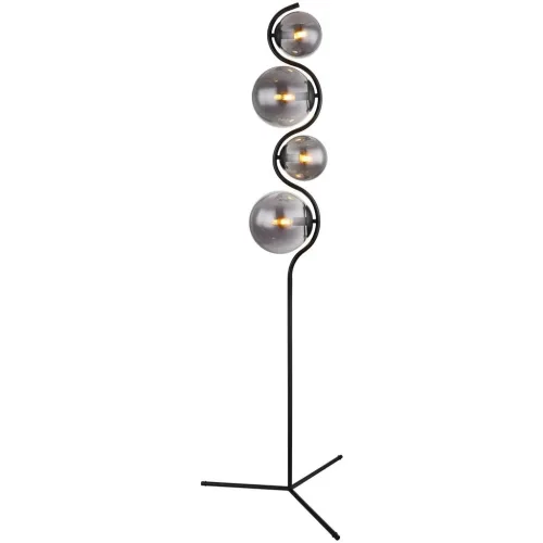 Stehleuchte Porry Schwarz D: 66cm 4-Flm.  