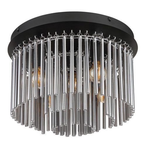 Deckenleuchte Gorley mit Glasbehang Ø 32 cm