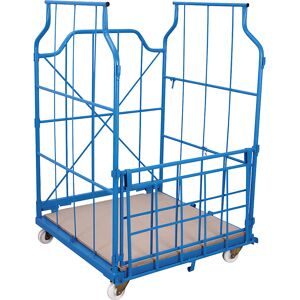 eurokraft pro, Vordertür, halb abklappbar, Flachstahl, Modell 1200 eurokraft pro