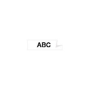 DYMO, DYMO D1 Beschriftungsband Authentisch 40910 2027786 Selbsthaftend Schwarz auf Transparent 9 mm x 7 m