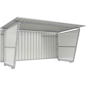 wsm®, Trapezblech-Rückwand, 4300 mm breit, Grundeinheit