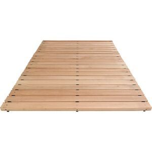 miltex, Miltex Arbeitsplatzmatte Yoga Holzrost, ohne Auffahrkeile und Abschrägung, 1.000 mm