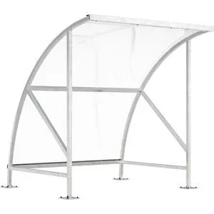 wsm®, Überdachungssystem Modell Bamberg, transparent, B 2040 mm, verzinkt